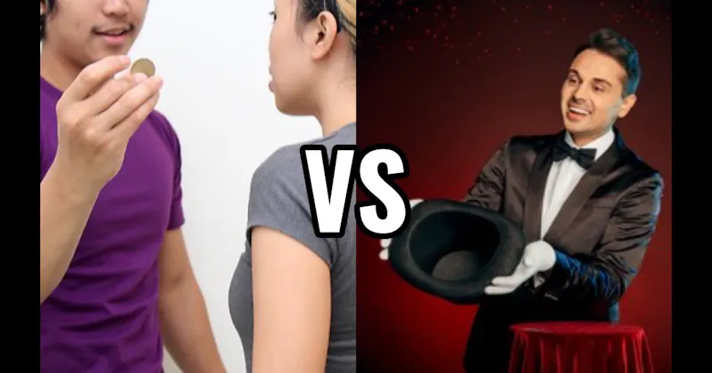 Coin Behind the Ear vs. Vanishing Act