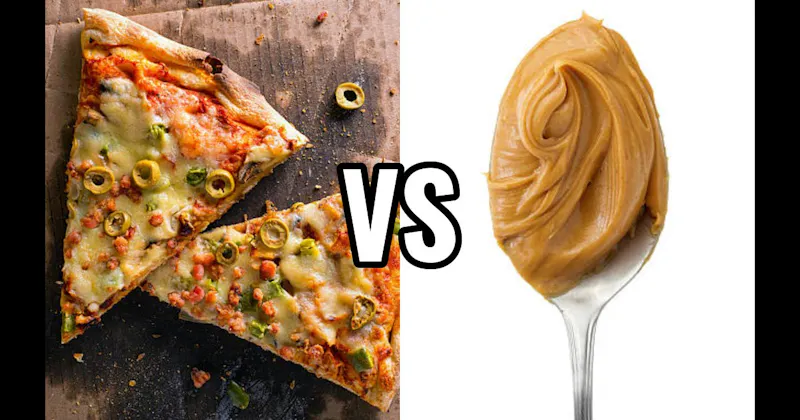 Cold Pizza vs. Peanut Butter Spoonful