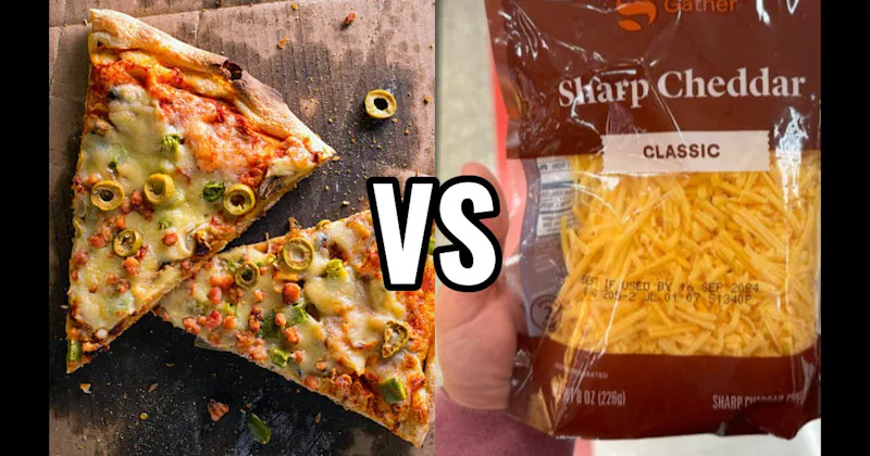 Cold Pizza vs. Shredded Cheese Straight From the Bag