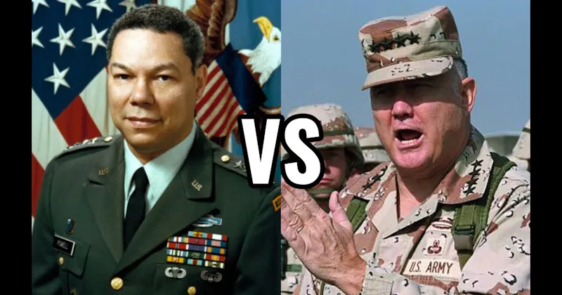 Colin Powell vs. Norman Schwarzkopf 