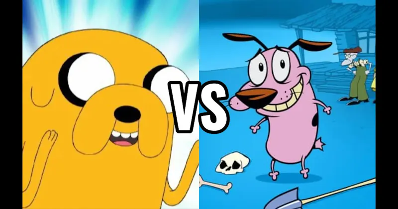 Courage (Courage the Cowardly Dog) vs. Jake the Dog (Adventure Time)