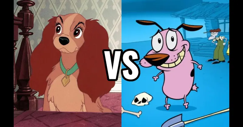 Courage (Courage the Cowardly Dog) vs. Lady (Lady and the Tramp)