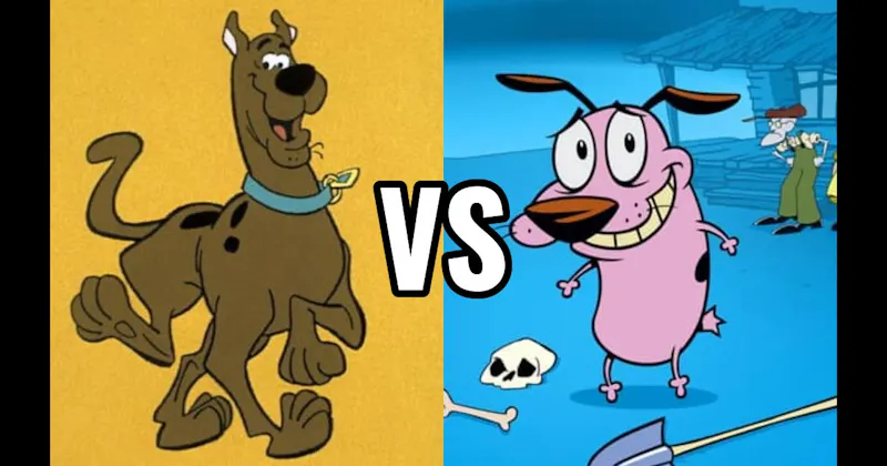 Courage (Courage the Cowardly Dog) vs. Scooby-Doo (Scooby-Doo)