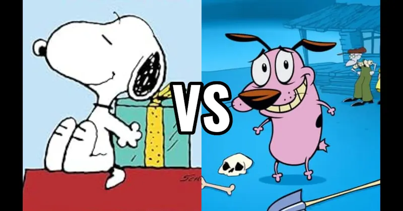 Courage (Courage the Cowardly Dog) vs. Snoopy (Peanuts)