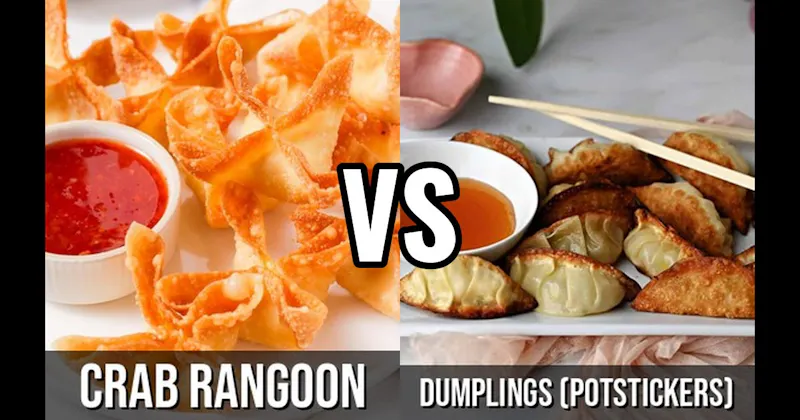 Crab Rangoon vs. Dumplings