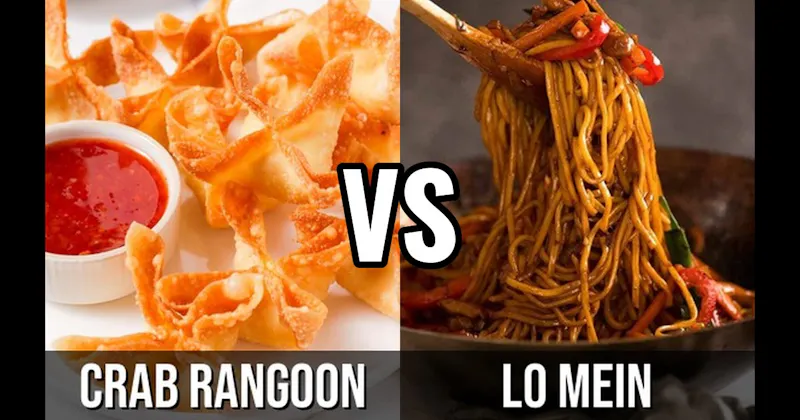 Crab Rangoon vs. Lo Mein