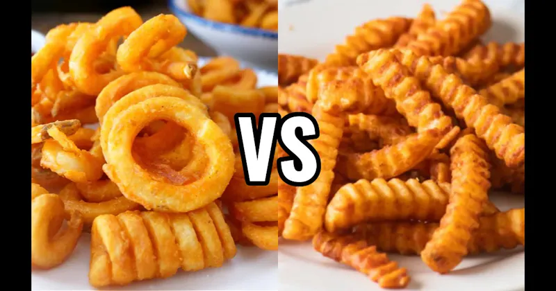 Crinkle-Cut Fries vs. Curly Fries