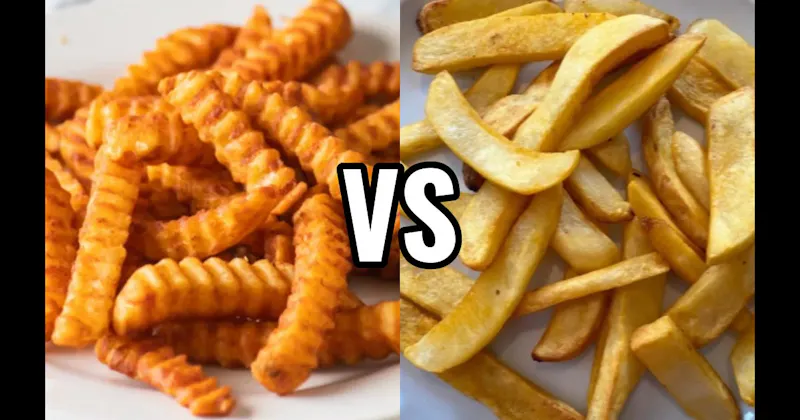 Crinkle-Cut Fries vs. Steak Fries