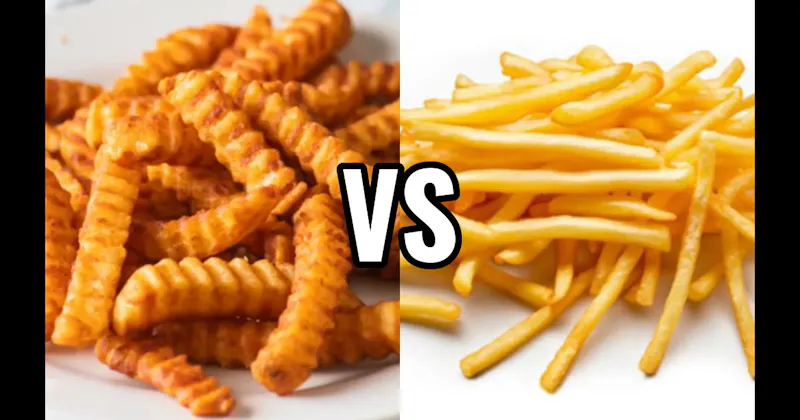 Crinkle-Cut Fries vs. Straight-Cut Fries