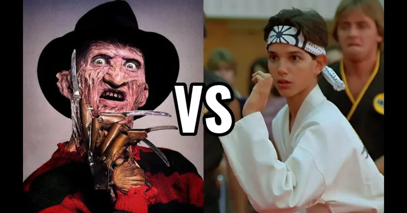 Daniel LaRusso (Karate Kid) vs. Freddy Krueger (A Nightmare on Elm Street)