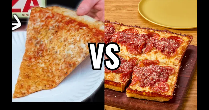 Detroit-Style Pizza vs. New York Style Pizza