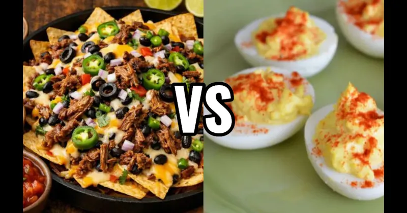 Deviled Eggs vs. Loaded Nachos
