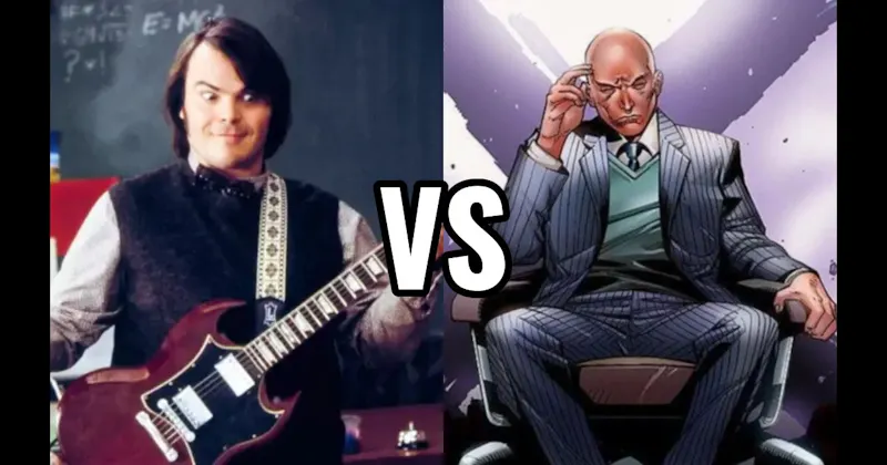 Dewey Finn (School of Rock) vs. Professor X (X-Men)