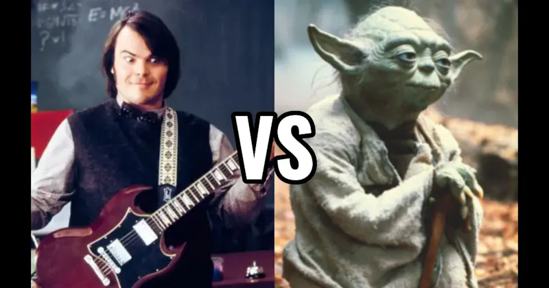 Dewey Finn (School of Rock) vs. Yoda (Star Wars)