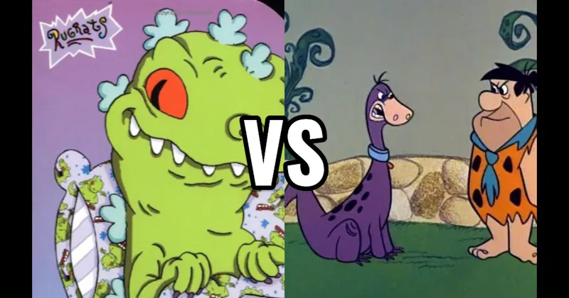 Dino (Flintstones) vs. Reptar (Rugrats)