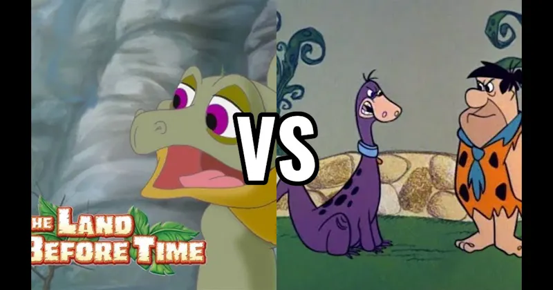 Dino (Flintstones) vs. Spike (Land Before Time)