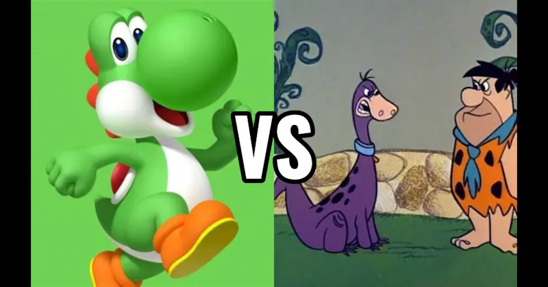 Dino (Flintstones) vs. Yoshi (Nintendo)