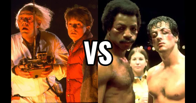 Doc & Marty (Back to the Future) vs. Rocky Balboa & Apollo Creed (Rocky)