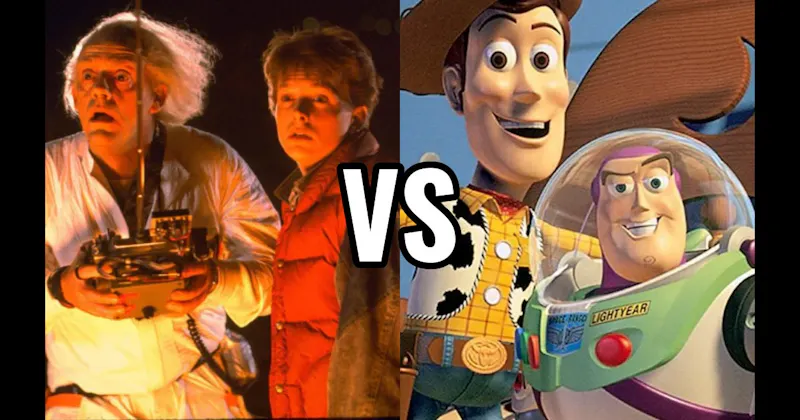 Doc & Marty (Back to the Future) vs. Woody & Buzz Lightyear (Toy Story)