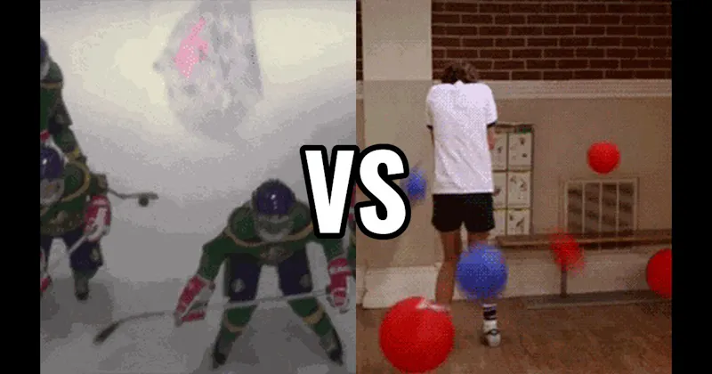 Dodgeball (Training) vs. The Mighty Ducks (Training)