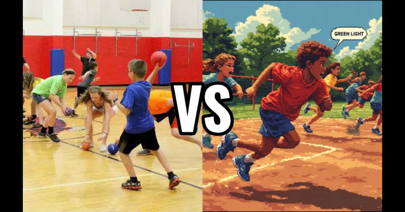 Dodgeball vs. Red Light, Green Light