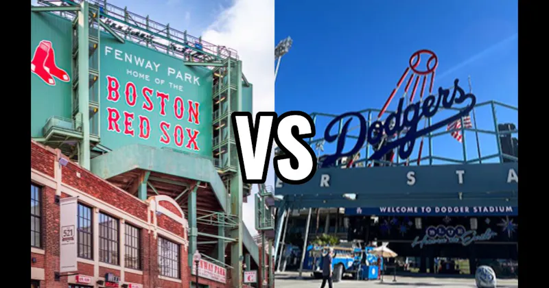 Dodger Stadium vs. Fenway Park