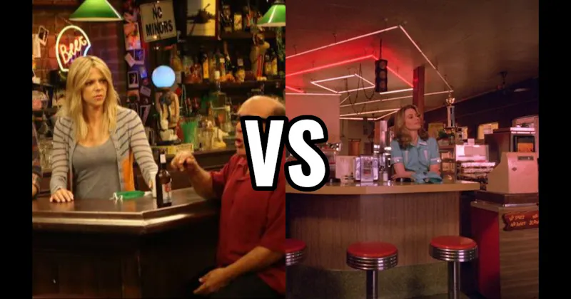 Double R Diner (Twin Peaks) vs. Paddy’s Pub (It’s Always Sunny in Philadelphia)
