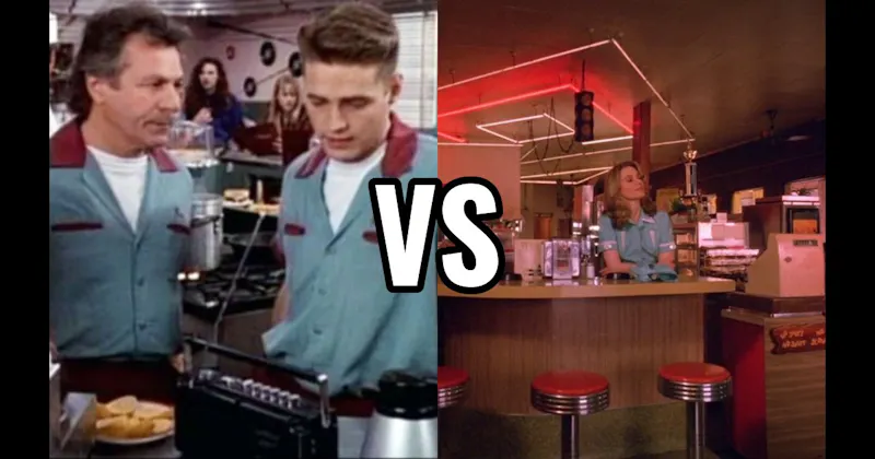 Double R Diner (Twin Peaks) vs. The Peach Pit (Beverly Hills 90210)