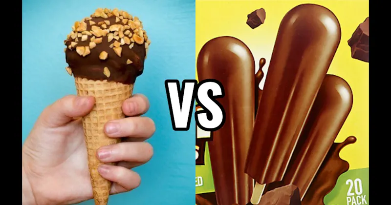 Drumstick vs. Fudgsicles