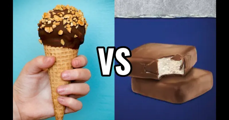 Drumstick vs. Klondike Bars