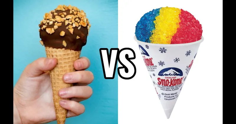 Drumstick vs. Snow Cones