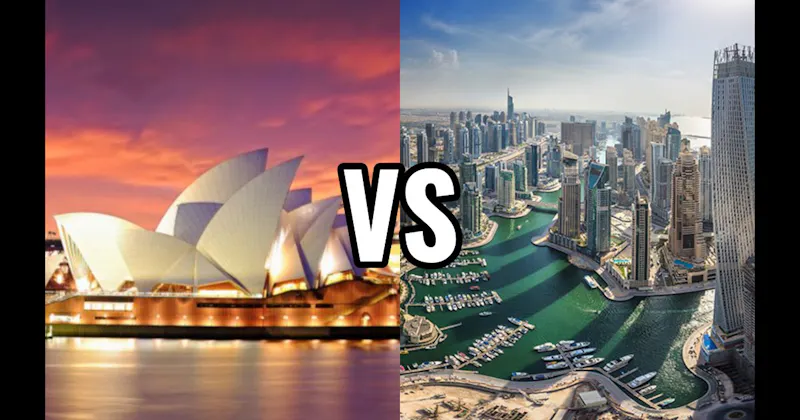Dubai, UAE vs. Sydney, Australia