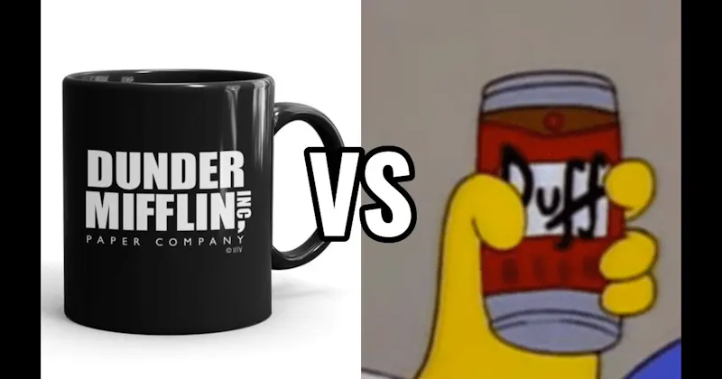 Duff Beer (Simpsons) vs. Dunder Mifflin (The Office)