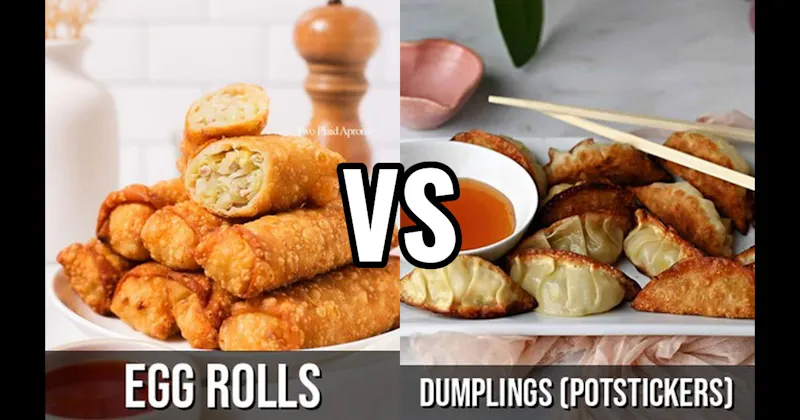 Dumplings vs. Egg Rolls
