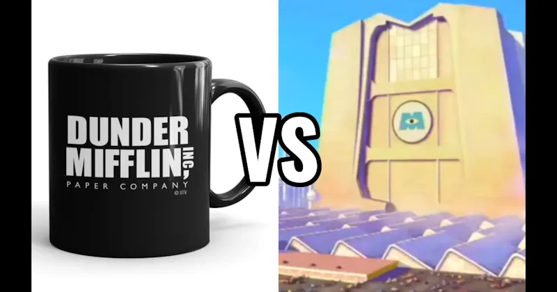 Dunder Mifflin (The Office) vs. Monstropolis Energy Company (Monsters, Inc.)