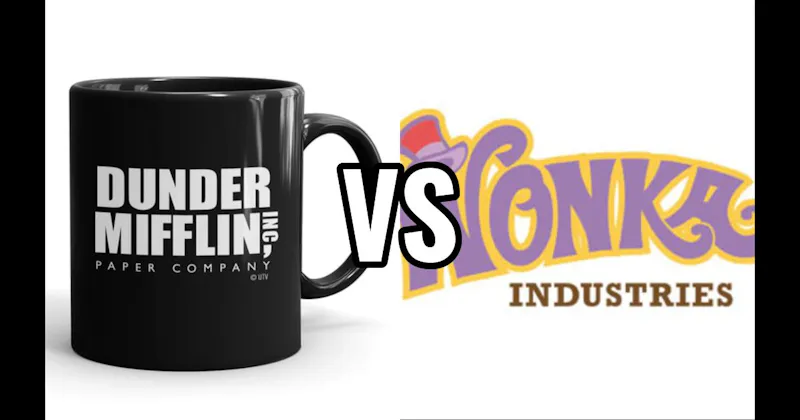 Dunder Mifflin (The Office) vs. Wonka Industries