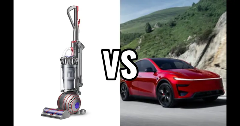 DYSON VACUUM vs. TESLA MODEL Y