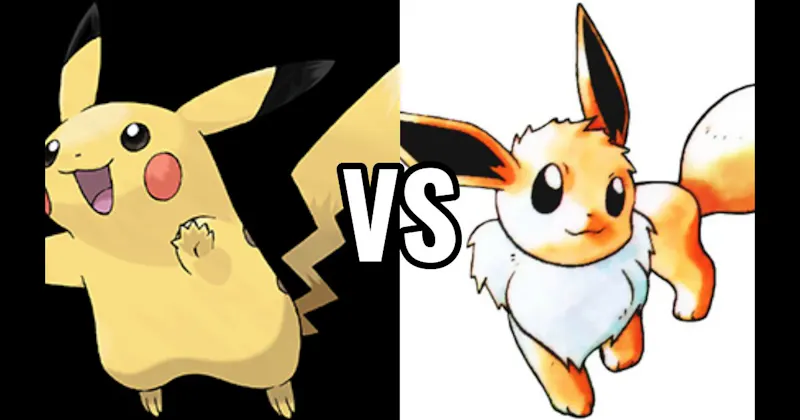 Eevee vs. Pikachu (Pokémon)