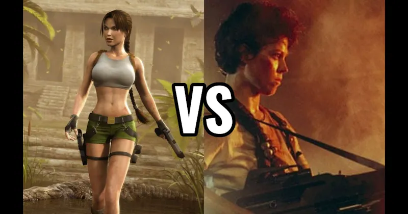 Ellen Ripley (Alien) vs. Lara Croft (Tomb Raider)