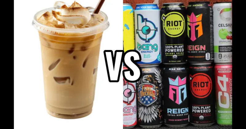 Energy Drink vs. Iced Coffee