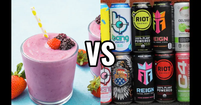 Energy Drink vs. Smoothies