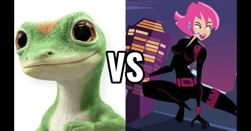 Erin (Esurance) vs. Geico Gecko
