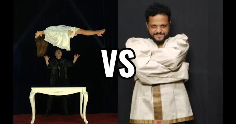 Escape a Straitjacket vs. Levitation