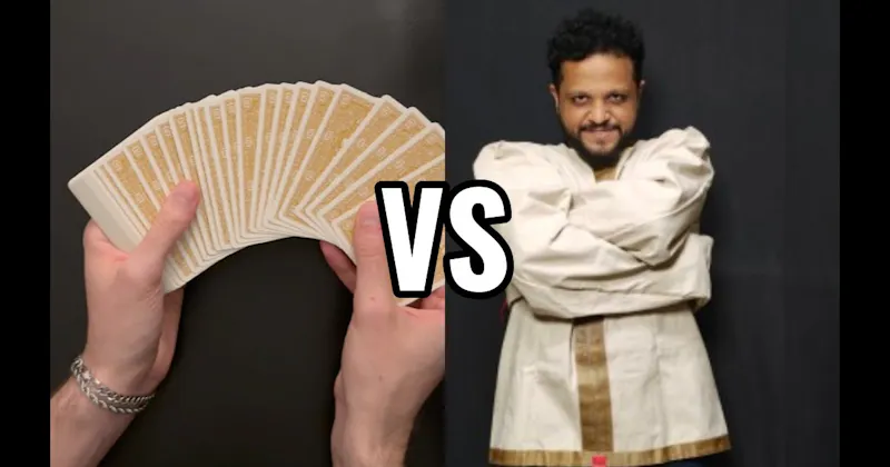 Escape a Straitjacket vs. Pick a Card