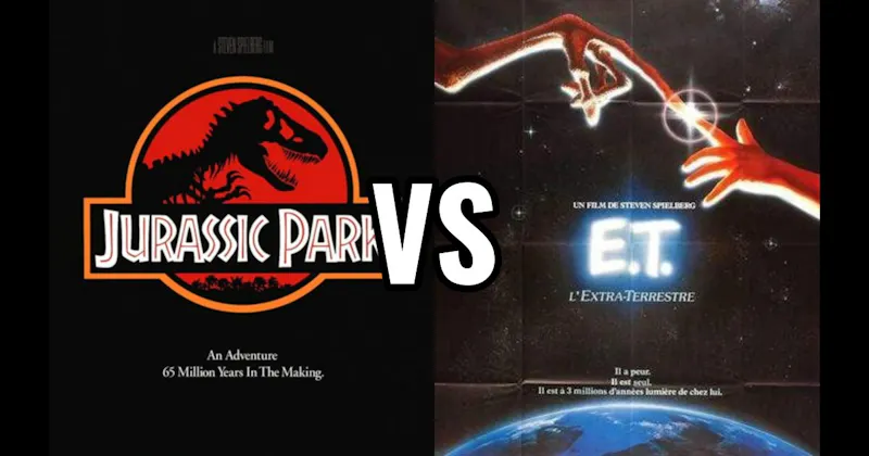 E.T. the Extra-Terrestrial (1982) vs. Jurassic Park (1993)