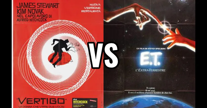 E.T. the Extra-Terrestrial (1982) vs. Vertigo (1958)