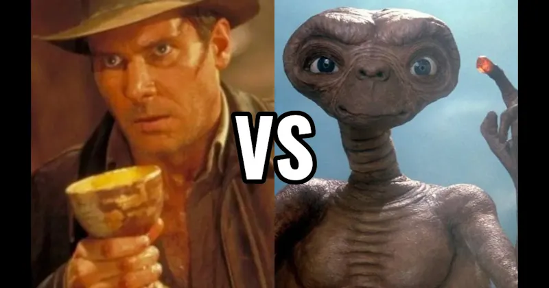 E.T. vs. Indiana Jones