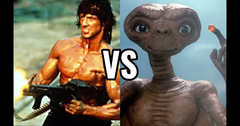 E.T. vs. Rambo