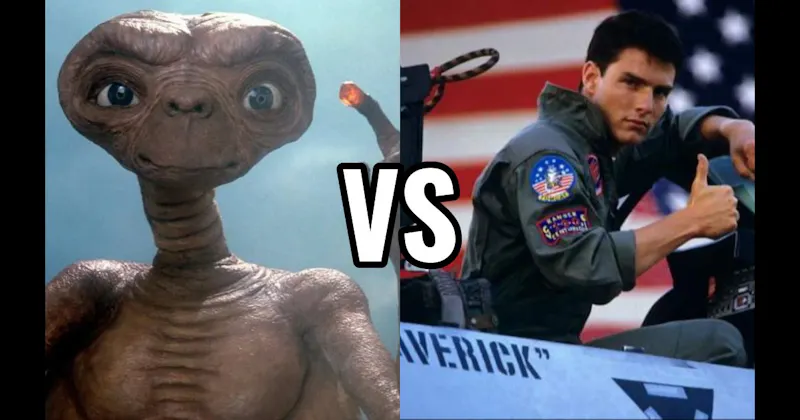 E.T. vs. Maverick (Top Gun)