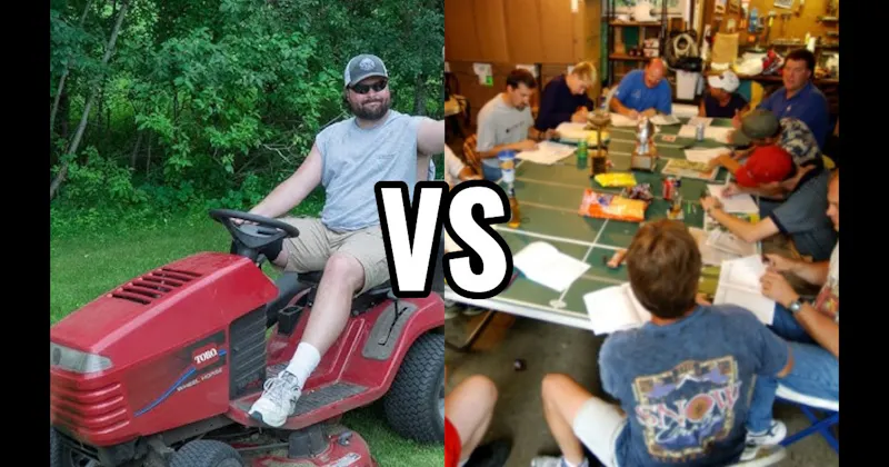 Fantasy Football vs. Mowing the Lawn